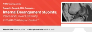 internal derangement joints pelvis