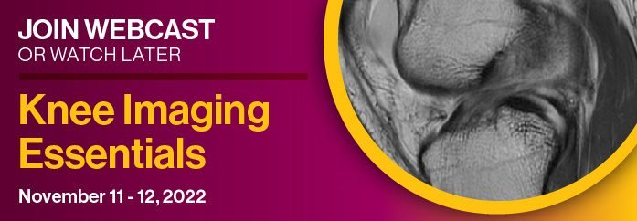 knee imaging essentials webcast