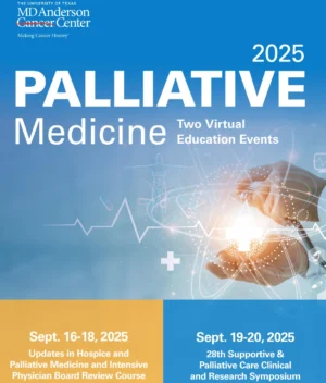 MD Anderson palliative care board review 2025