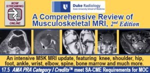musculoskeletal MRI review course