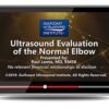 normal elbow ultrasound