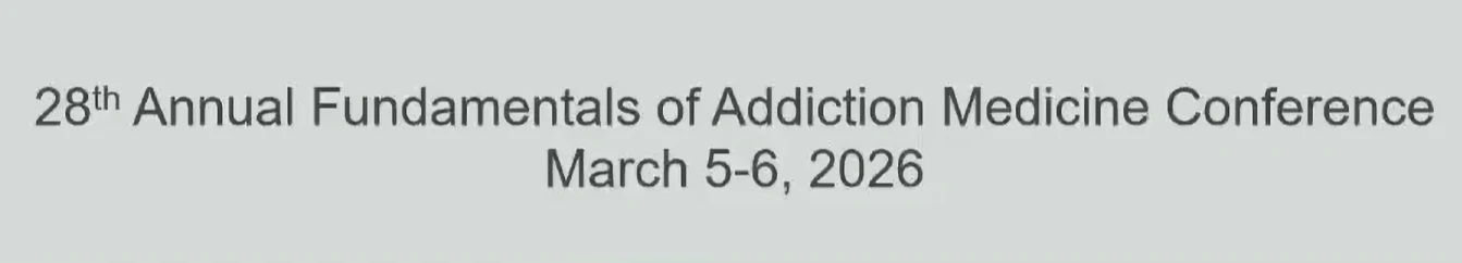 Providence addiction medicine conference 2026