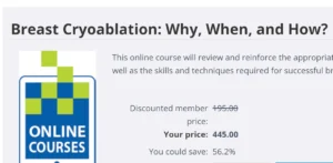 Breast Cryoablation Training Course | ARRS