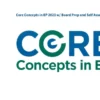 Core Concepts in EP 2023 W