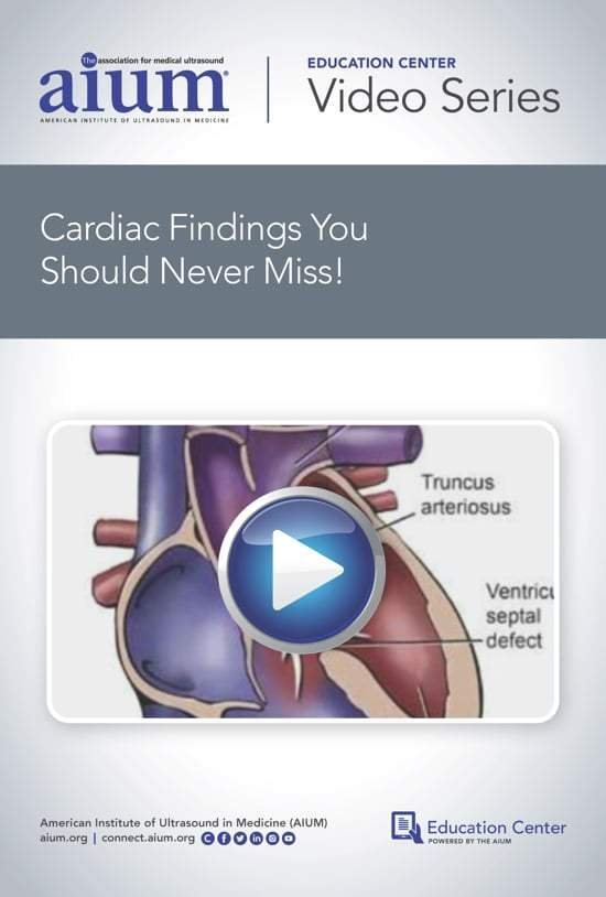 Aium Cardiac Findings You