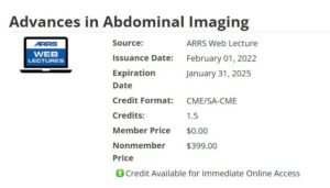 Advances in Abdominal Imaging Course | ARRS