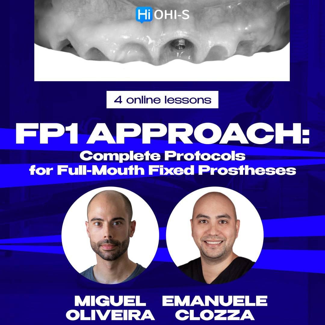 OHI-S Fp1 Approach Miguel Mendes De Oliveira Emanuele Course
