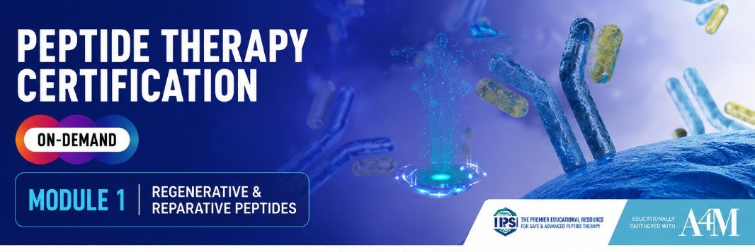 A4M Peptide Therapy Certification - On-Demand - 2026 – Module I: Regenerative & Reparative Peptides